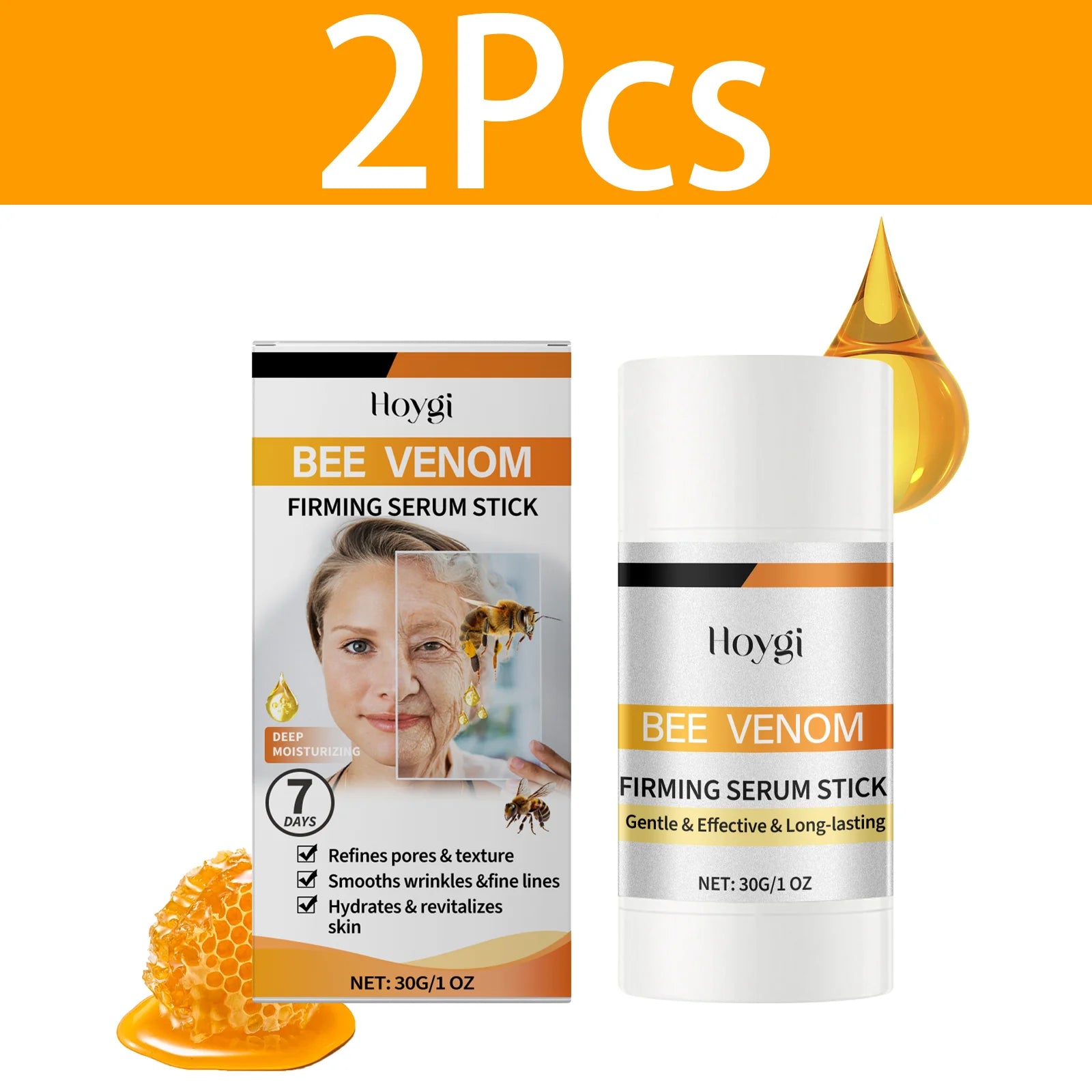 HOYGI Bee Venom Firming Cream Moisturizing Sagging Improvement Reduce Fine Lines Damaged Skin Repair Facial Skin Care Essence