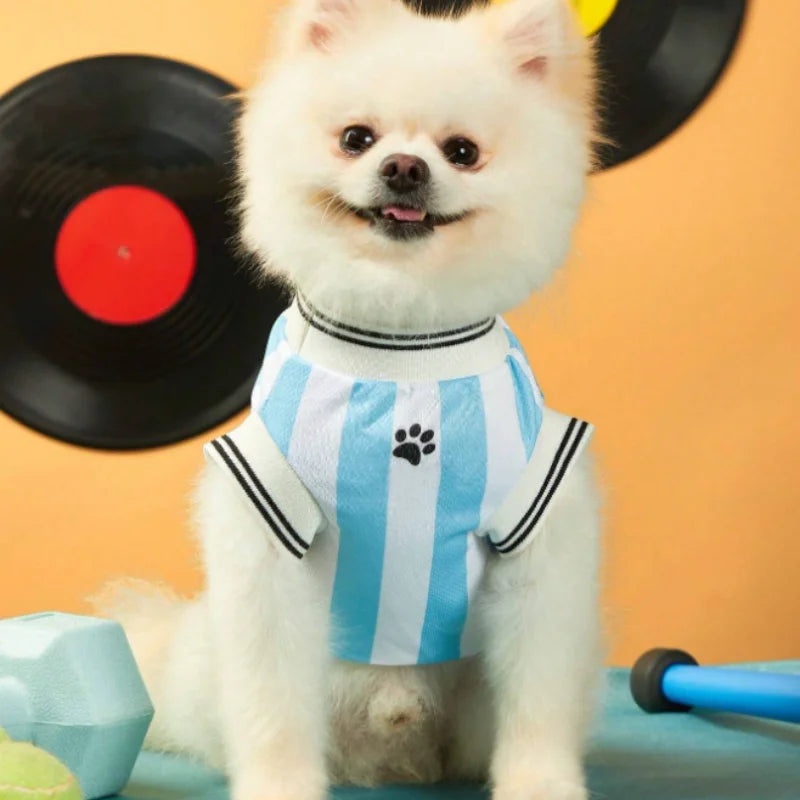 Breathable Mesh Dog Clothes Schnauzer Teddy Sport, Large Dog Jersey Basketball Clothing, Puppy T-Shirts, Summer Pet Cat Shirts