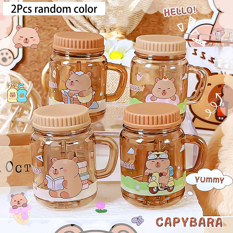 Kawaii Portable Capybara Pencil Sharpener Creative Cartoon Pencil Sharpener