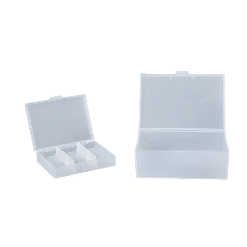 Frosted Flip Storage Box Photocards Small Card Storage Box Desk Organizer Box Classification Box Jewelry Storage Case Container