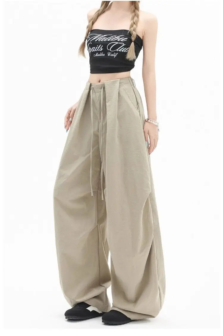 Y2K Cargo Pants for Women Streetwear Baggy Sweatpants Harajuku