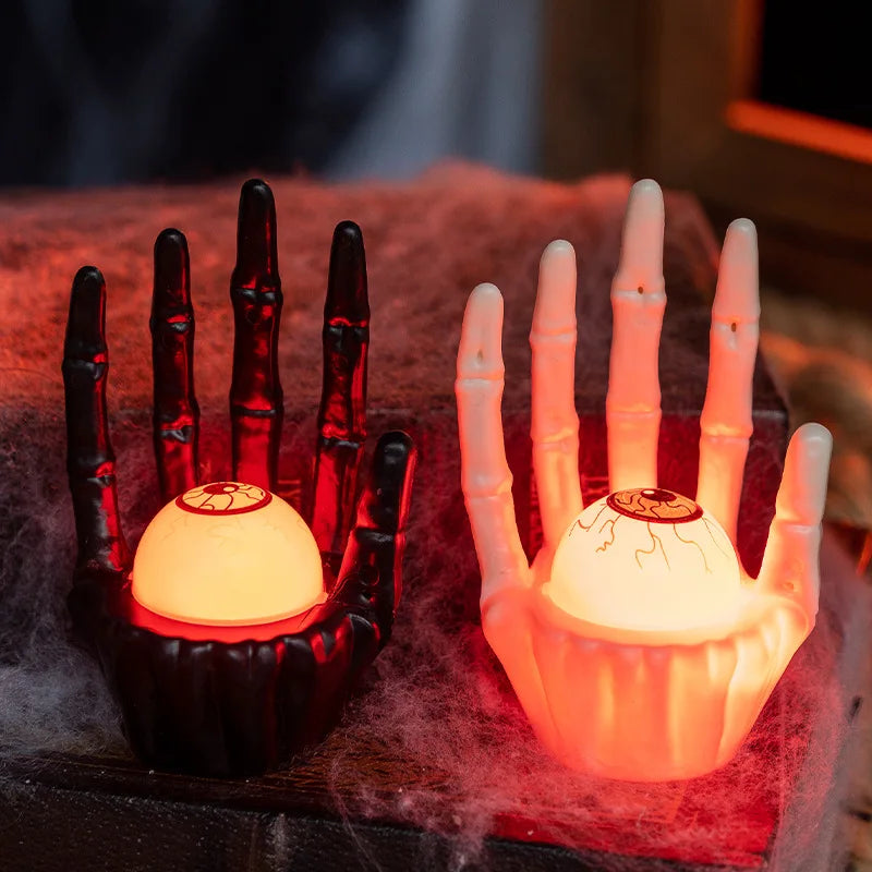 1-10PCS Halloween Party Table Decoration Prop Pumpkin Light Ghost