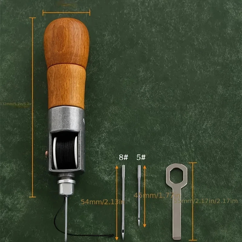 Professional Leather Sewing Kit, Sewing Tools,Portable DIY Sewing Tools for Leather Crafting, Leather Craft Sewing Machine