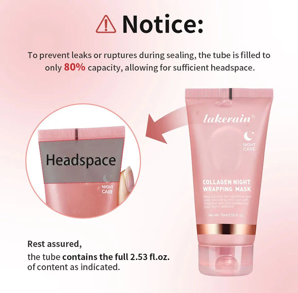 Overnight Wrapping Peel Off Facial Mask Set Hydrolyzed Collagen Night Wrapping Mask Deeply Hydrates Night Care Mask Skin Care