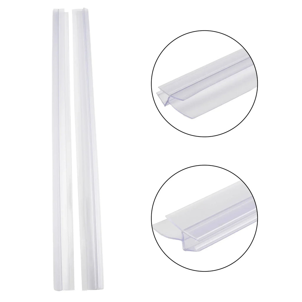 Shower Door Bottom Seal Strip, 2-Pack