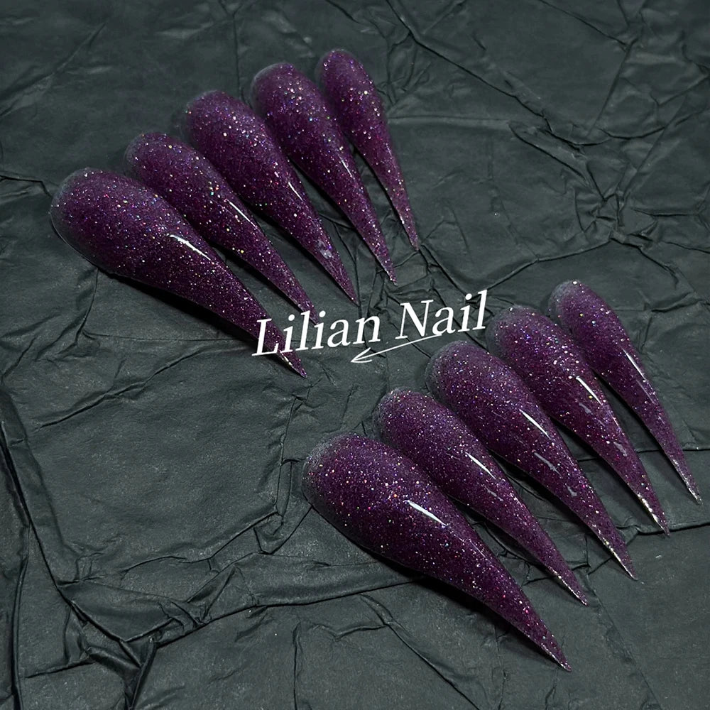 10Pcs Spice Girl Colorful Handmade Full Cover False Nail Y2K Long Dragon Shape Claw Cat Eyes Gradients Reusable Press On Nails