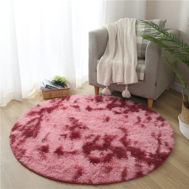 VIKAMA Simple Pink Girly Heart Plush Carpet Bedroom Bed Blanket Room Full Of Easy To Care Carpet Cute Princess Carpet Home Decor