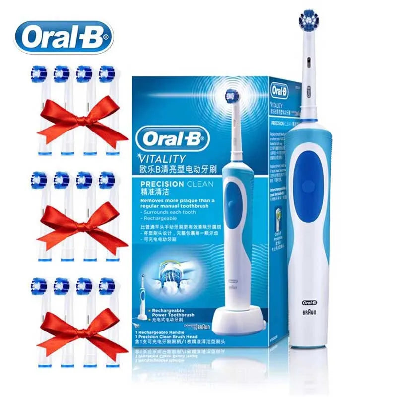 Oral B Electric Toothbrush Rotation Cleaning Oral 3D White