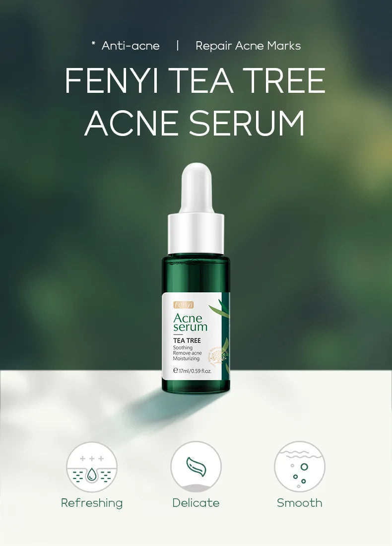 LAIKOU TEA TREE Face Serum Oil-control Anti-Aging Shrink Pores Acne Treatment Whitening Moisturizing Tea Tree Essence Skin Care