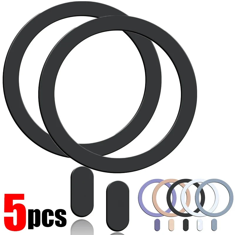 for Magsafe Magnetic Plate Ring Universal Metal Sticker Support Wireless Charger Metal Plate Sheet for Magnet Car Mobile Holder
