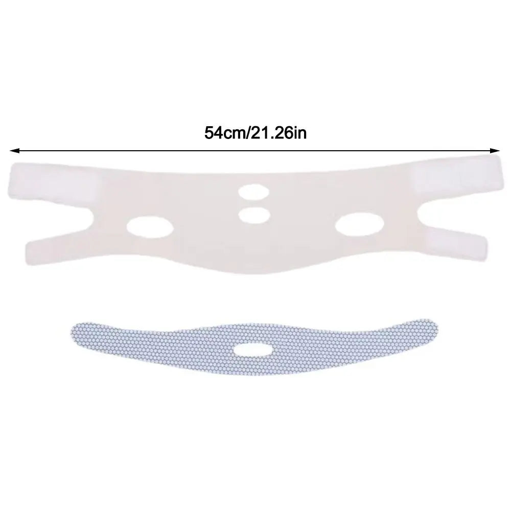 Adjustable Face Sculpting Sleep Mask Elastic Slimming Strap Lifting Tightening Mask Breathable Skin Care V Line Shaping Mask