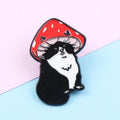 Cute Animal Series Enamel Brooch Alloy Pin Cartoon Kawaii Capybara Cat Dog Duck Pet Backpack Lapel Badge Jewelry Gift for Kids