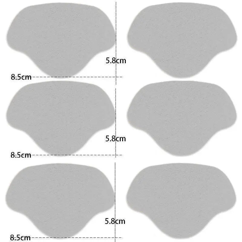 Heel Repair Patches Anti-Wear Heels Protectors Self-Adhesive Heels Pads Suitable for a variety of shoes 6Pcs/18Pcs