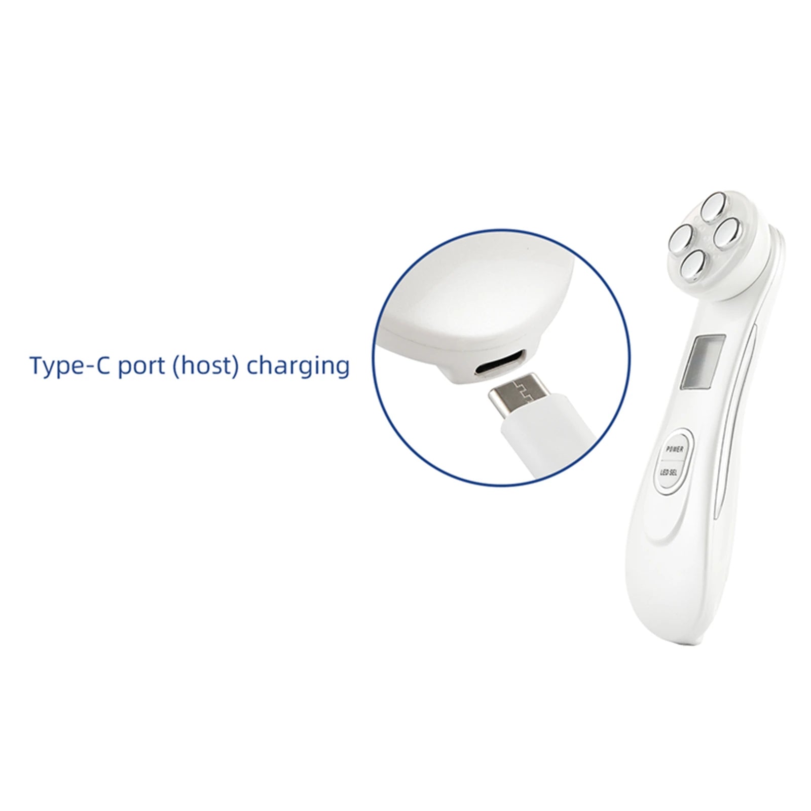 5-IN-1 RF EMS Electroporation Radio Frequency LED Photon Beauty Device Skin Lifting Tighten Anti-Wrinkle Skin Care Face Massager