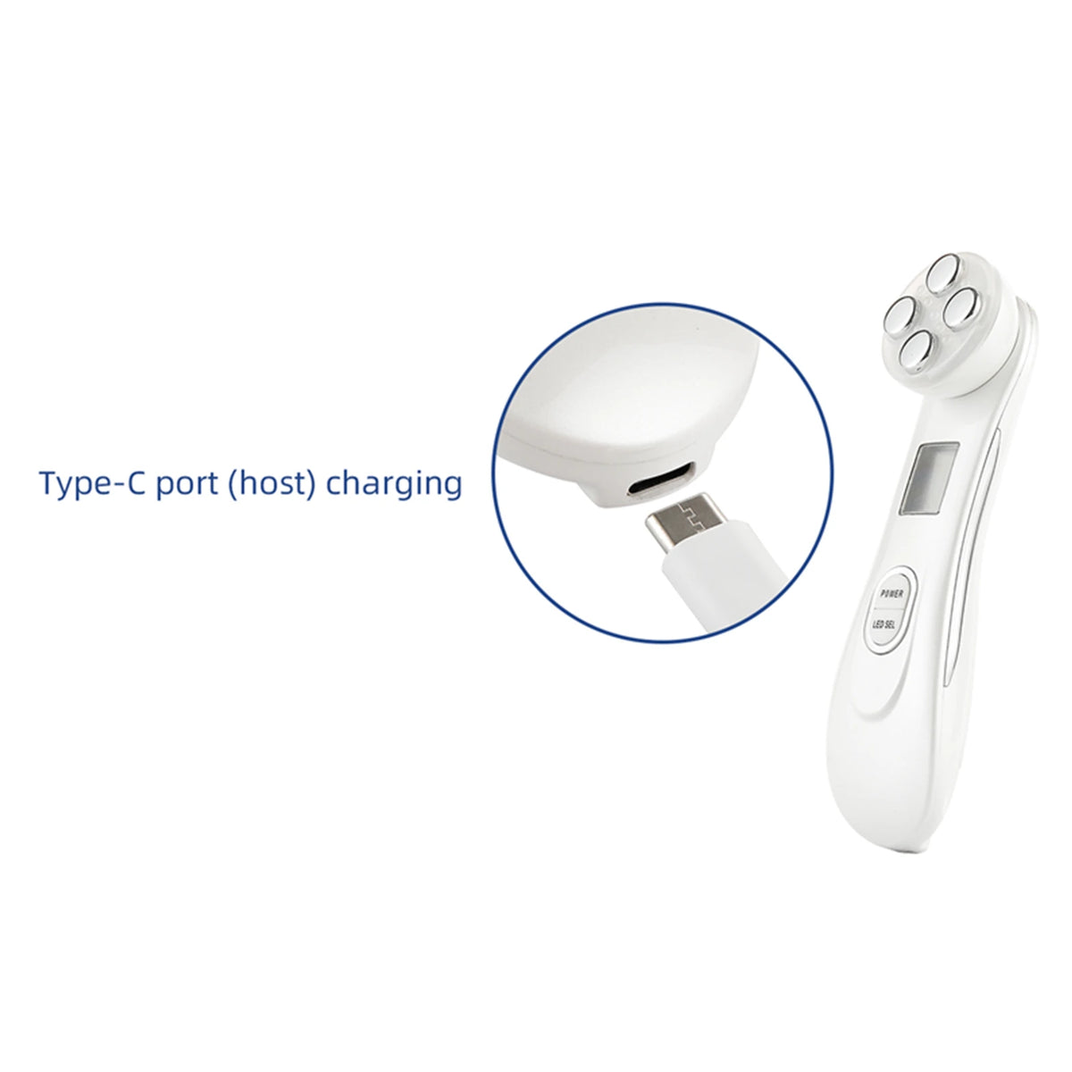 5-IN-1 RF EMS Electroporation Radio Frequency LED Photon Beauty Device Skin Lifting Tighten Anti-Wrinkle Skin Care Face Massager