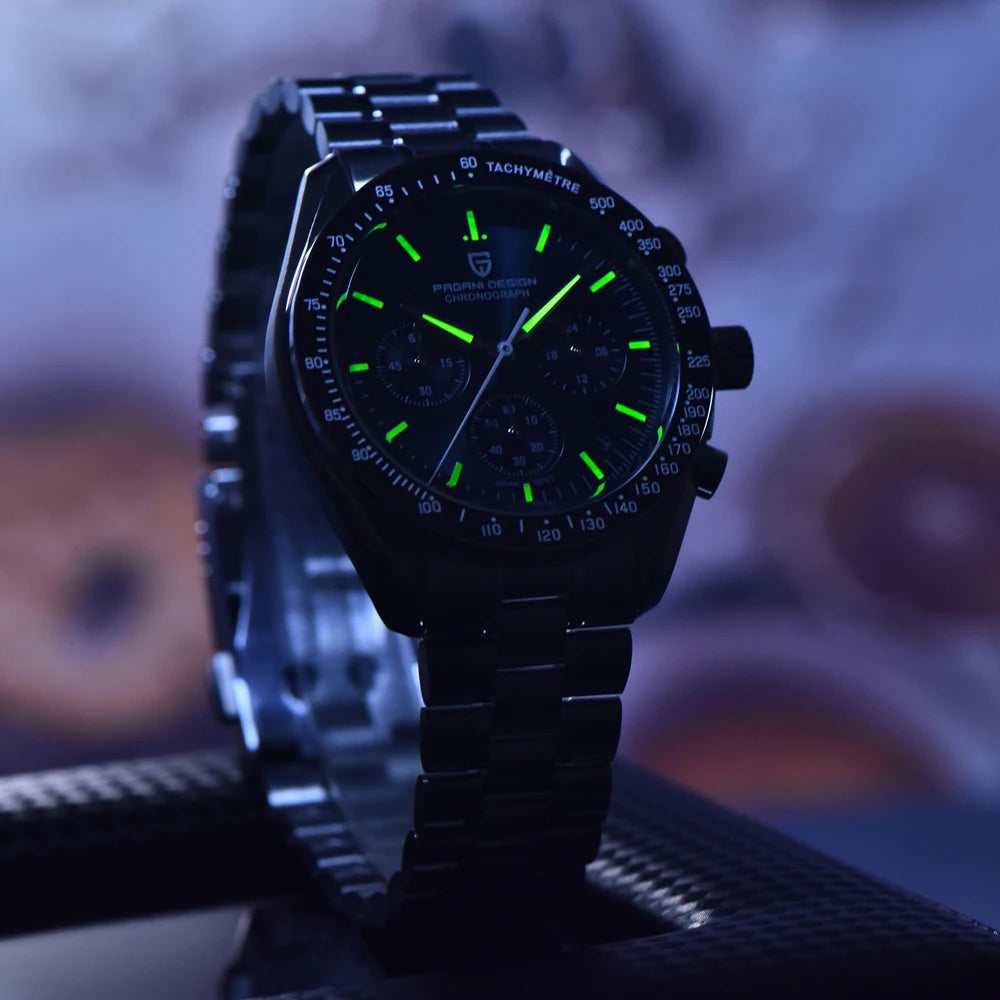 PAGANI DESIGN Moon V6 Men's Watches Luxury Quartz Watch