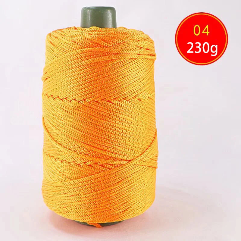 225g Lightweight Ice Silk Thread Handcrafted for Summer Cool Hats, Sun Hats, Storage Baskets, Seat Cushions, Yarn