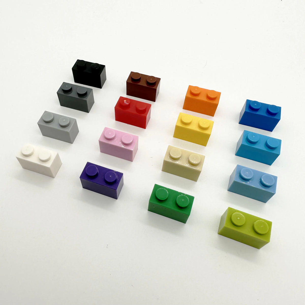 Bricks Compatible 3004 1x2 Dots DIY Building Blocks Thick