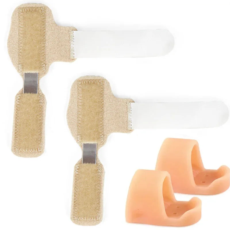 Toe Straightener Hammer Daily and Night Use Toe Corrector Toe Brace Splint Hammertoe Splint Wrap Covers Broken Foot Care Tool
