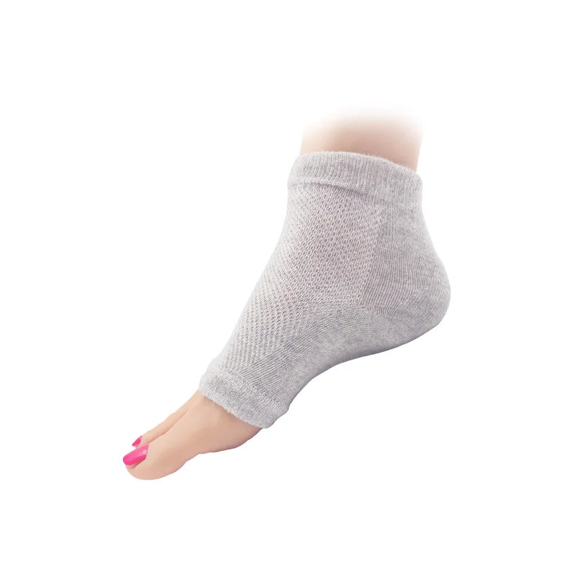Heel Socks Feet Skin Care Colorful Silicone Moisturizing Gel Cracked Dry Heel Repair Protectors Plantar Fasciitis Inserts Pads
