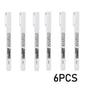 1/2/3PCS Waterproof Metal Marker Permanent White Paint Pen Washing