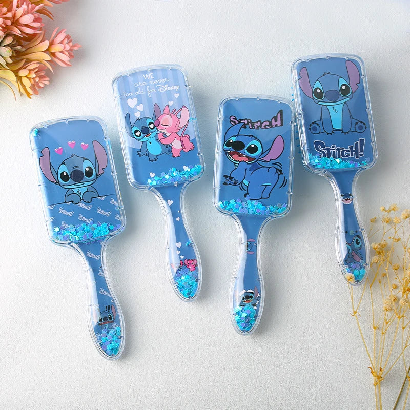 Cartoon Stitch Air Cushion Comb Anime Cute Household Items Kawaii Massage Comb Fashion Portable Hairdressing Comb Christmas Gift