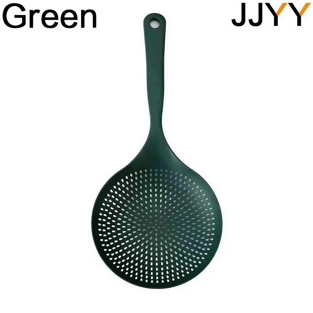 Large, Thickened, Long-handled Strainer Spoon for Draining Noodles and Dumplings in A Household Kitchen Kitchen Tools