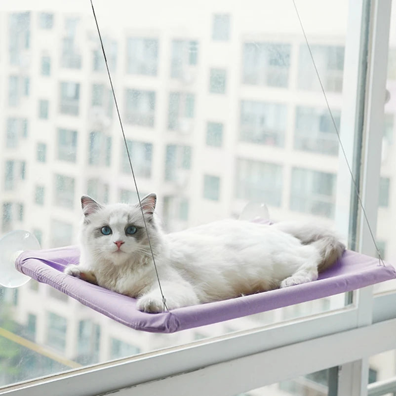 Four seasons universal cat hammock window cat climbing frame glass balcony hanging suction cup nest pet sunning machine