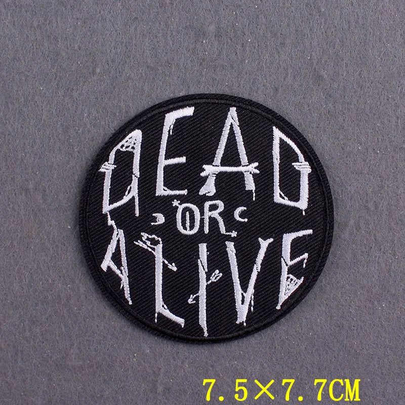 Devil Patch Iron On Patches For Clothing Thermoadhesive Patches On Clothes DIY Gothic Embroidery Patch Stripe Badges On Backpack