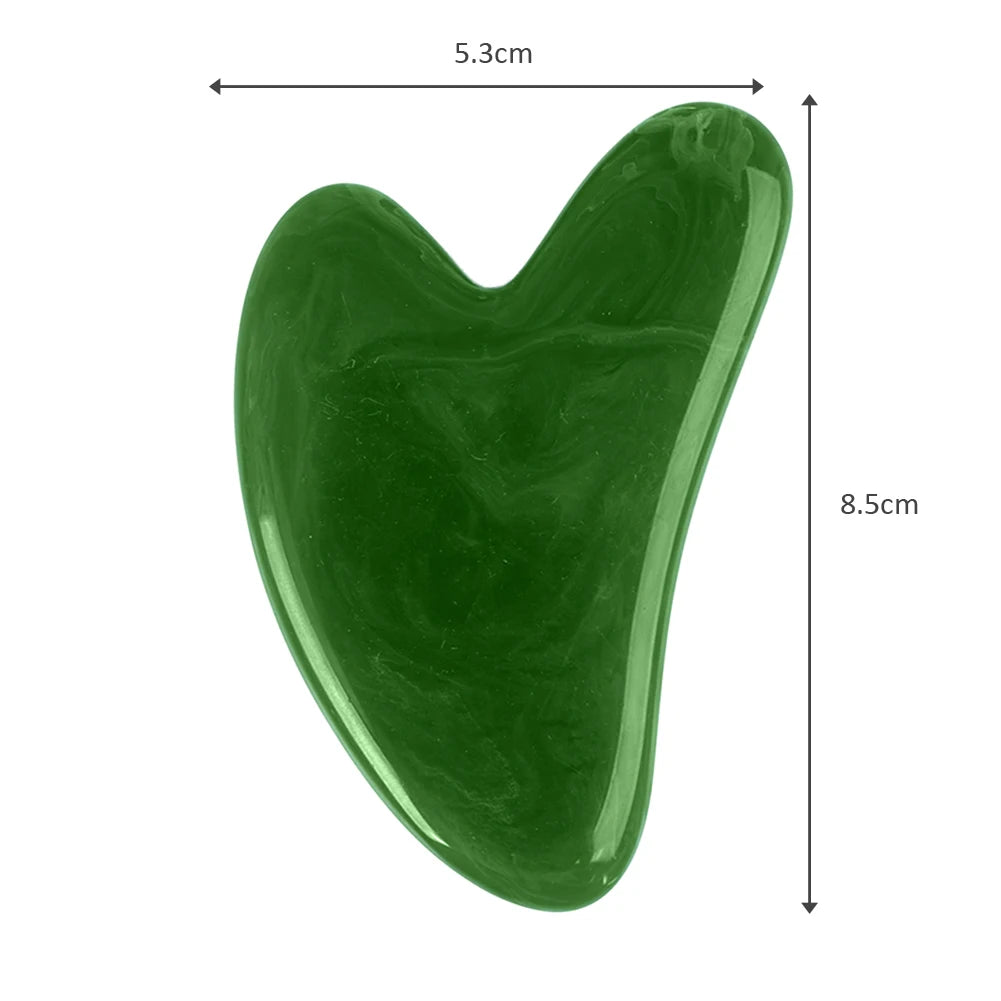 Gua Sha Natural Stone Resin Scraper Board Meridian Relaxation Face Massager Facial Tool For Body Slimming Massage Skin Care