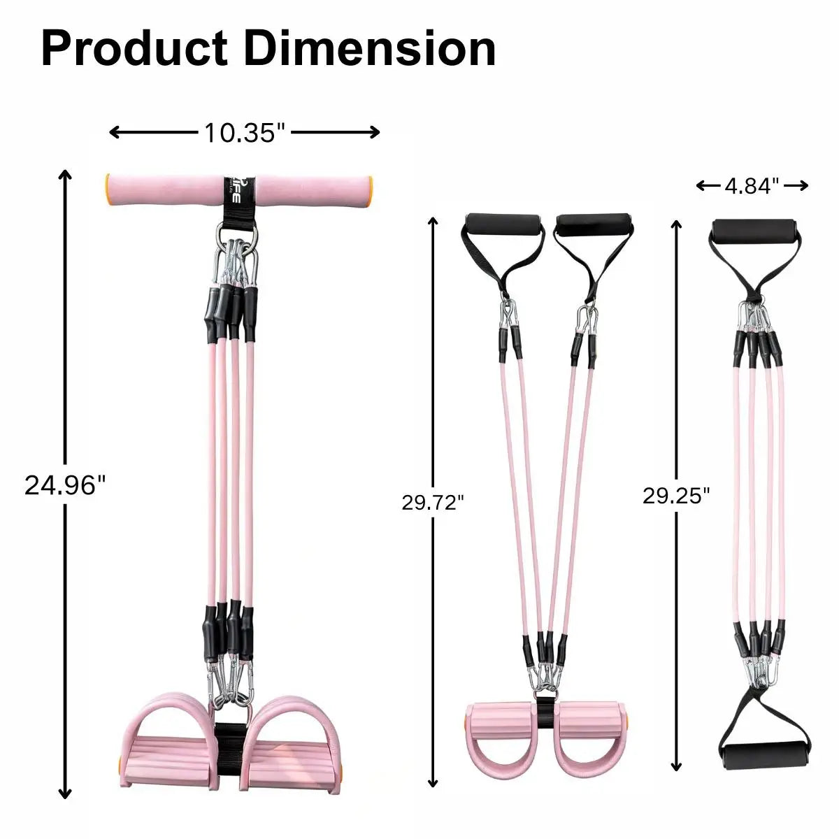 3 in 1 Multifunctional Pedal Resistance Band