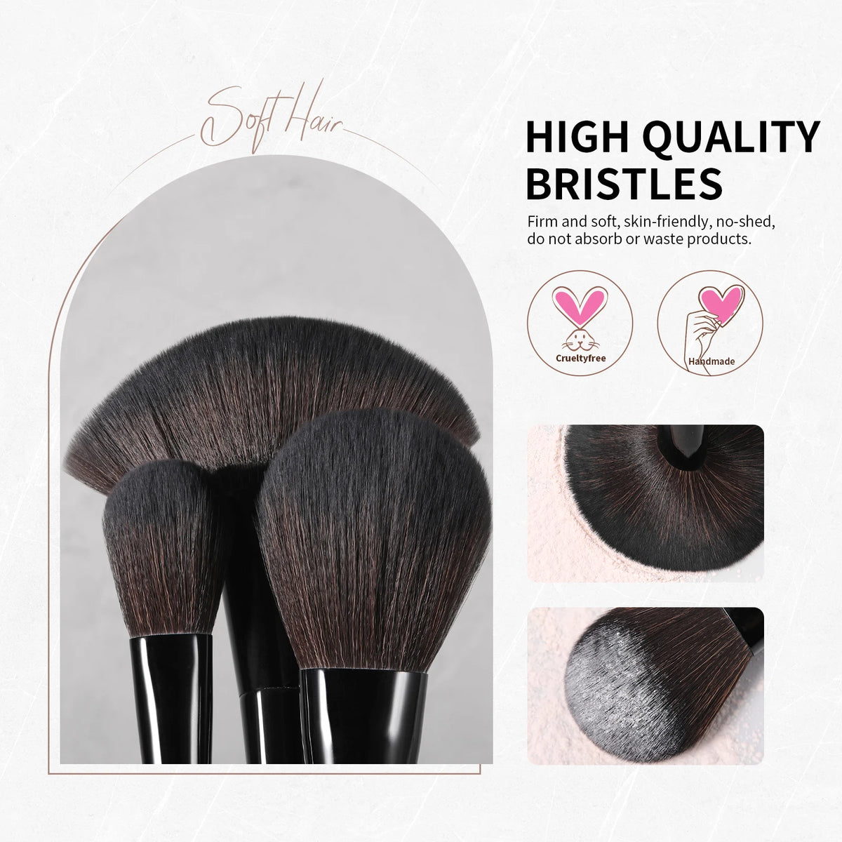 Docolor Makeup Brush Set Professional 10-30pcs Eyeshadow Blush