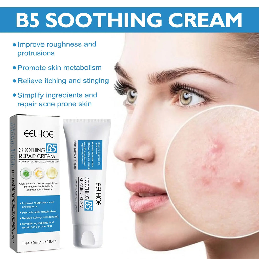EELHOE B5 Moisturizing Repair Cream Moisturizing Brightening Skin Color Repairing Skin Barrier Moisturizing Skin Care Face Cream