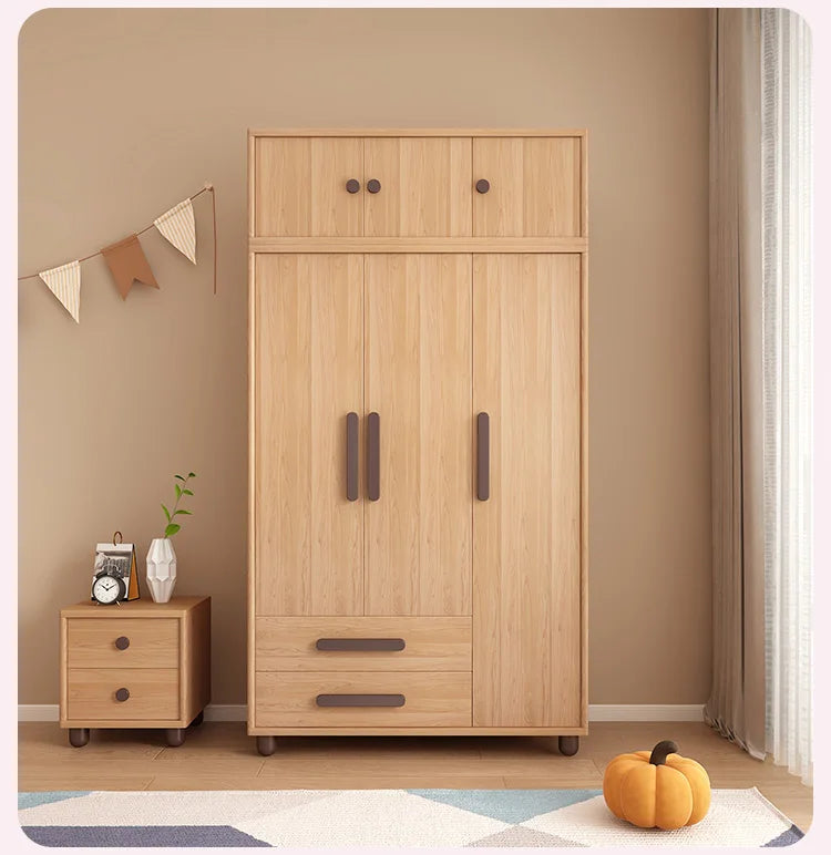 Storage Wooden Wardrobes Bedroom Hanger Shirts Clothing Wardrobes Layered Apartment Ropero Armable De Ropa House Accessories