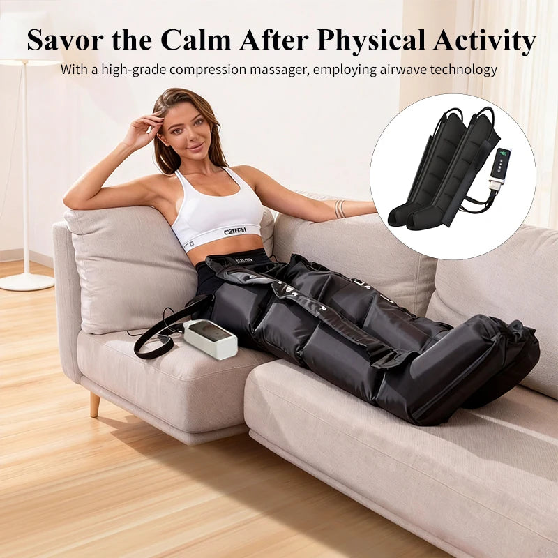 Professional Airwave Pressure Massager with 01 Adapter 110-220V Plug-In