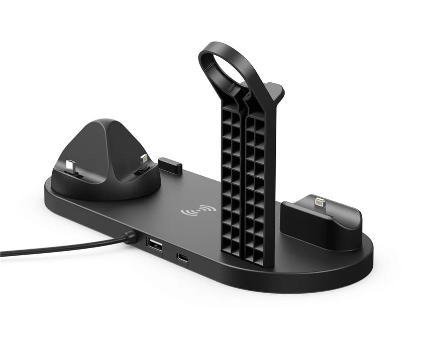 7 in 1 Wireless Charger Stand Pad For iPhone 17 16 15 14 13 12 Apple Watch Airpods Pro iWatch 8 7 6  Fast Charging Dock Station