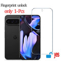 Fingerprint Unlock Glass for Pixel 9 Pro 10 8A 9A 10A 7A 8 Pro Screen Protector Pixel 9 Pro XL Tempered Glass for Google Pixel 9