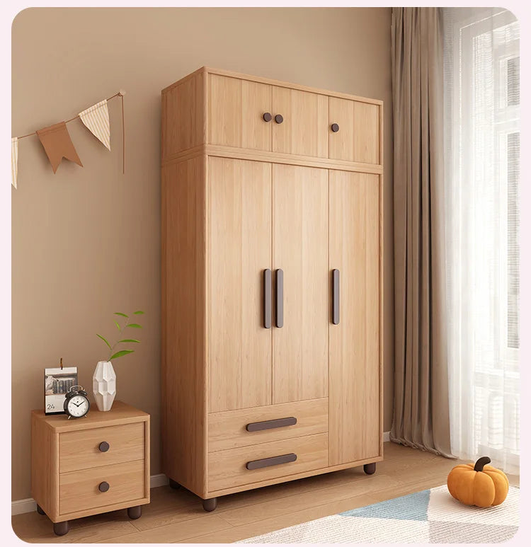 Storage Wooden Wardrobes Bedroom Hanger Shirts Clothing Wardrobes Layered Apartment Ropero Armable De Ropa House Accessories