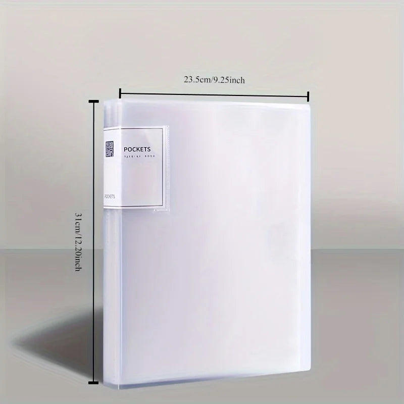 Data Book A4 Transparent Insert Folder Picture Book Storage