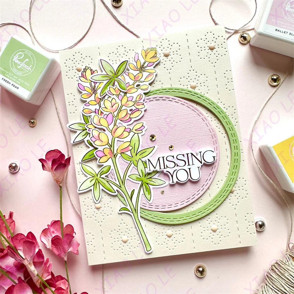 Pink Fresh Good Times April Releases Metal Cutting Dies Stamps Stencil Hot Foil Scrapbooking Album Decoration Craft for DIY Card
