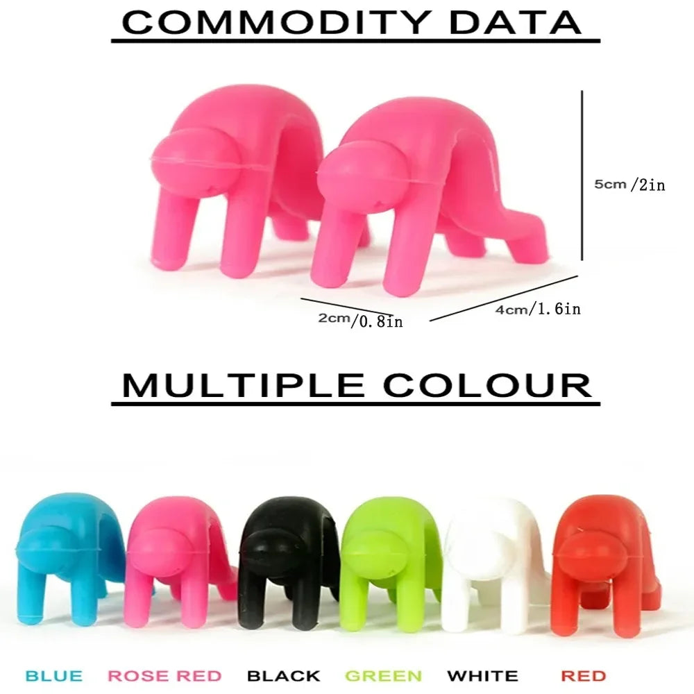 Silicone Support Pan Pot Lid Holder Anti-Overflow Pot Clip Kitchen Tools Stand Mobile Phone Chopstick Spoon Holder Stand Gadgets