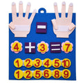 Toddler Montessori Toys Felt Finger Numbers Math Toy Children