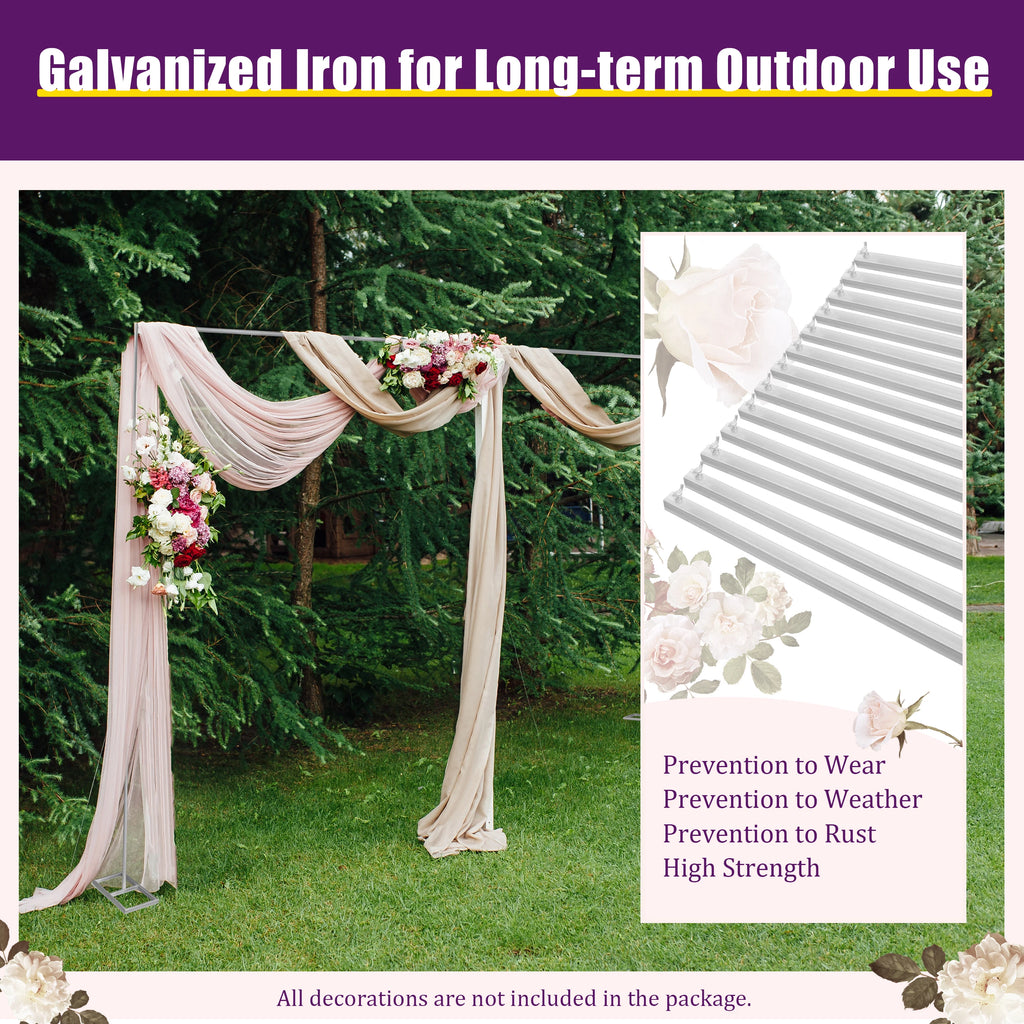 Metal Wedding Arch Stand, 10x20ft Backdrop Frame