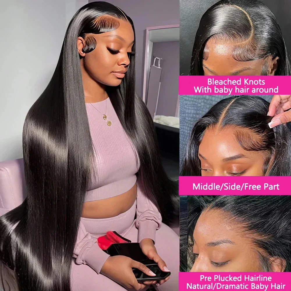 44 46 Long Inch 13x4 HD Lace Front Wig