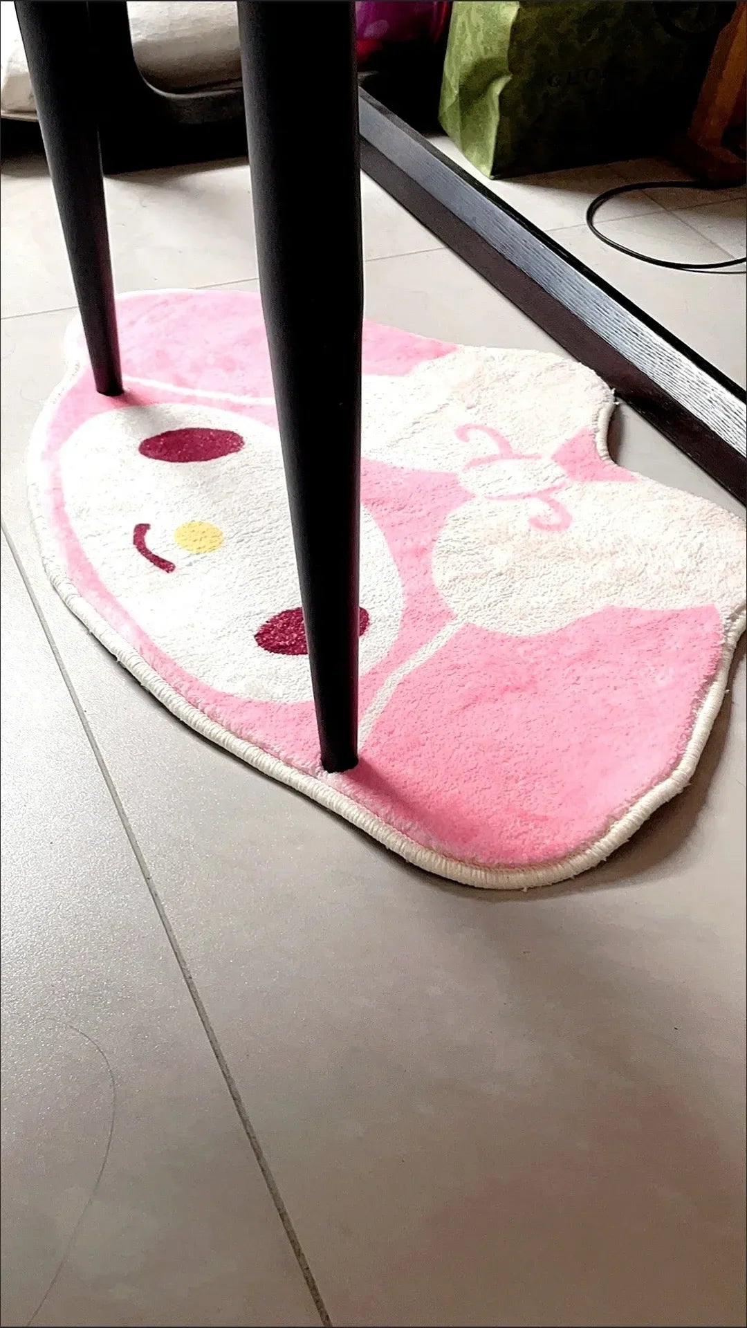 Cute My Melody Carpet Kawaii Home Soft Fur Rugs Girls Bedroom Living Room Floor Mat Doormat Decoration Cartoon Gift For Woman