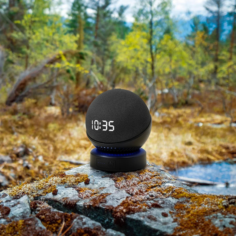 Echo Dot 4th/5th Gen Battery Base Portable Wireless Charger Mobile Alexa Smart Speasker Battery Base for Echo Dot 4th/5th