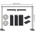 Backdrop Stand 10x7ft(wxh) Photo Studio Adjustable Metal