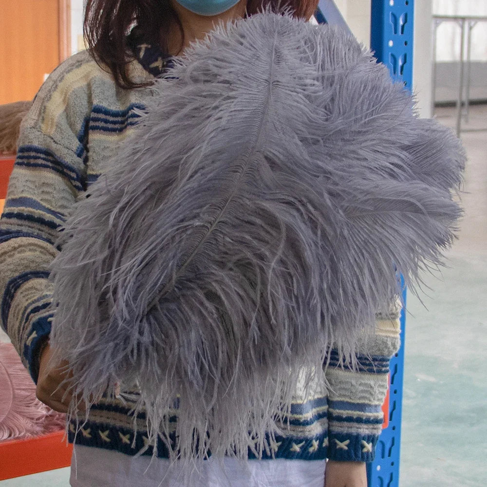 Wholesale 10PCS Natural Ostrich Feathers 15-55cm for Crafts Wedding Party Home Decor Ostrich Plumes Table Centerpiece Feather