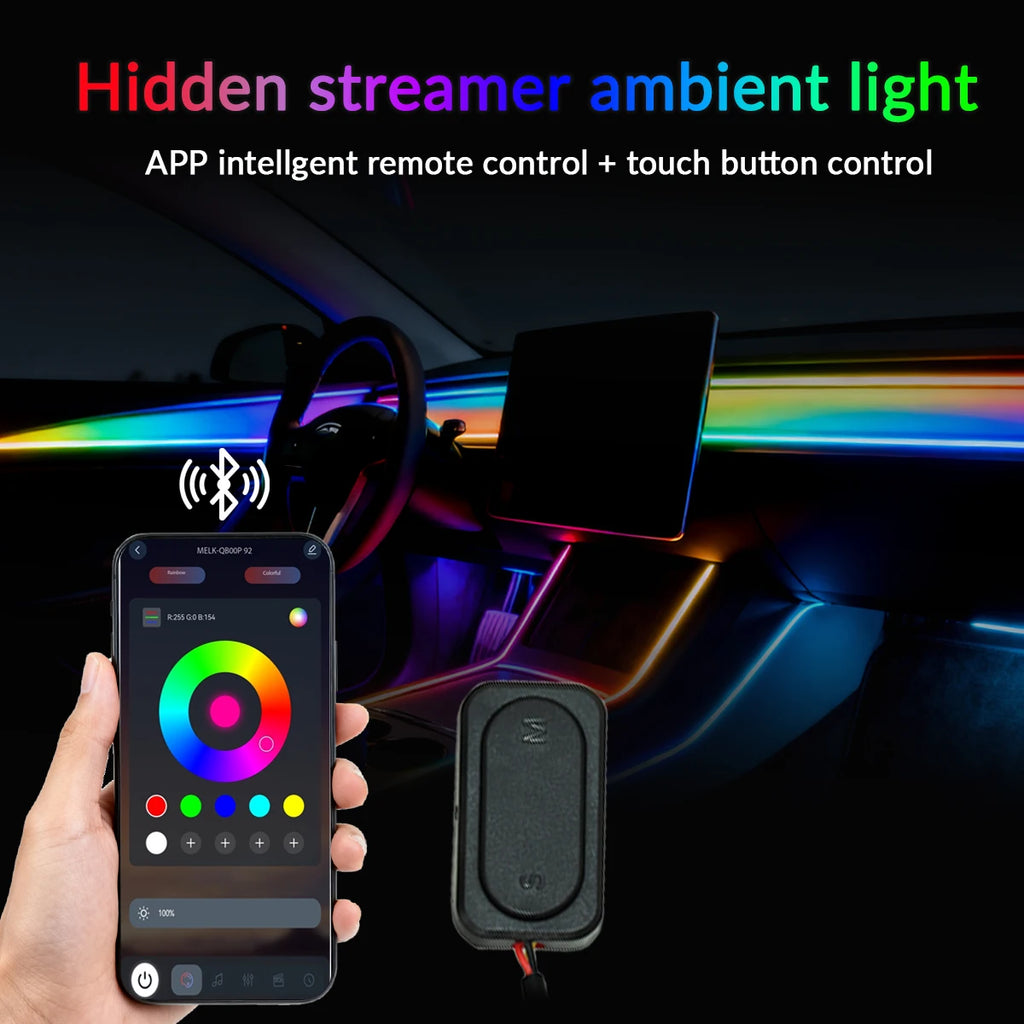 Symphony Ambient Lights Car RGB App Control LED Interior