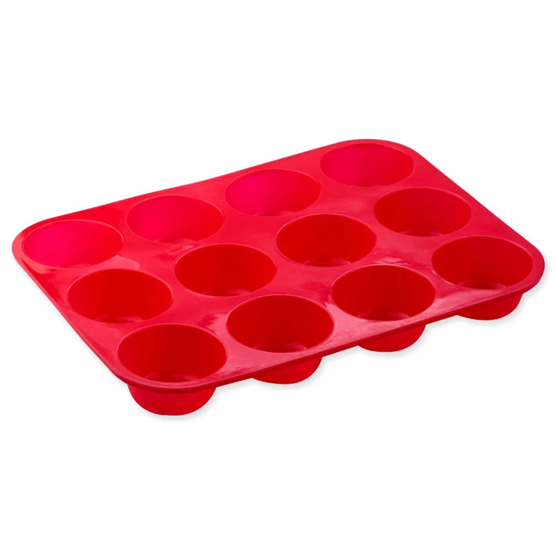 Silicone Mold Holes Mini Muffin DIY Cupcake Cookies Fondant Baking Pan Non-Stick Pudding Steamed Cake Mold Baking Tool